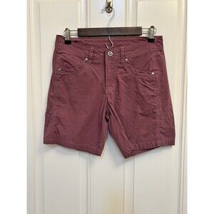 KUHL Shorts Womens 6 Apricot Free Range Camping Hiking Outdoor Pockets Mid Rise